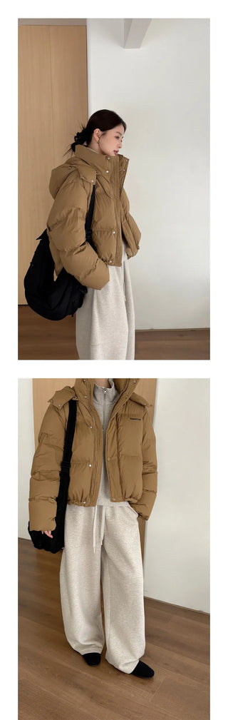 detachable hat coat