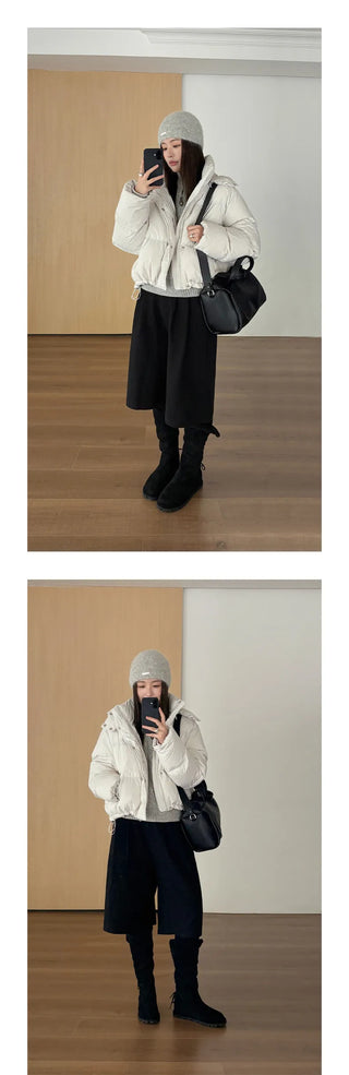 detachable hat coat