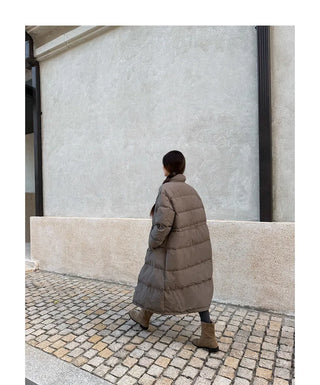 drawstring down jacket