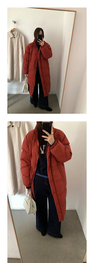 drawstring down jacket