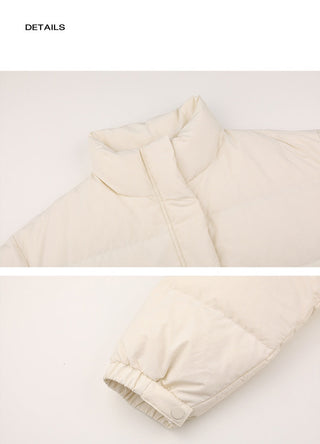 drawstring down jacket
