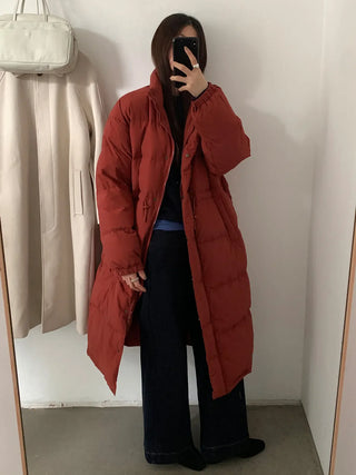 drawstring down jacket