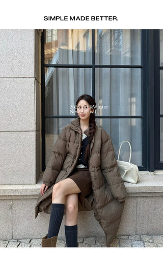 drawstring down jacket