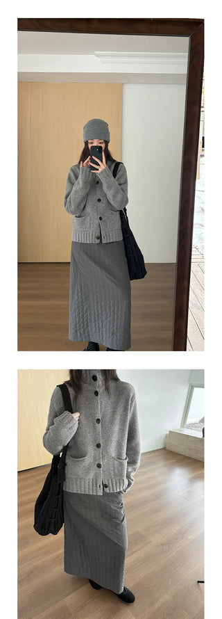 pocket turtleneck sweater