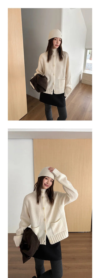 pocket turtleneck sweater