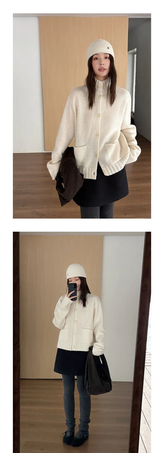 pocket turtleneck sweater