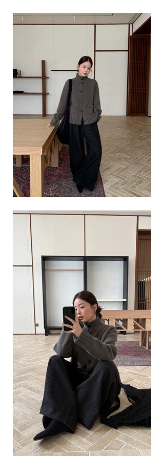 pocket turtleneck sweater