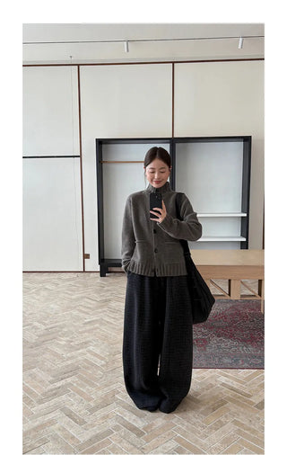 pocket turtleneck sweater