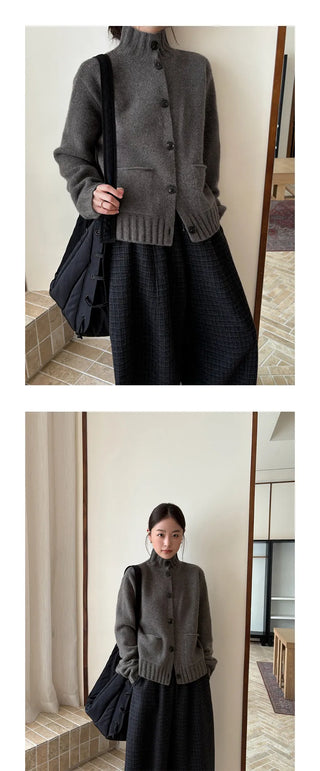 pocket turtleneck sweater