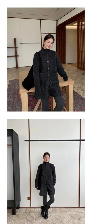 pocket turtleneck sweater