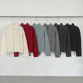 pocket turtleneck sweater