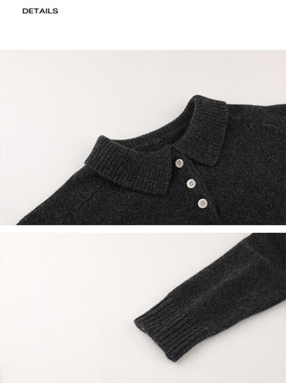 variegated knit sweater