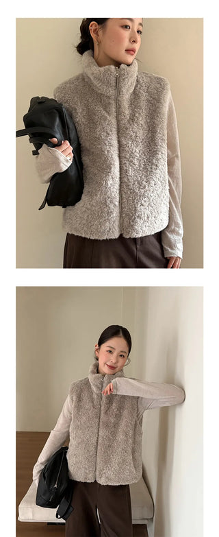 double-sided down vest