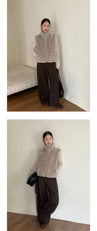 double-sided down vest