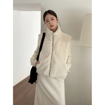 double-sided down vest