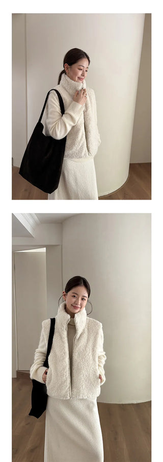 double-sided down vest