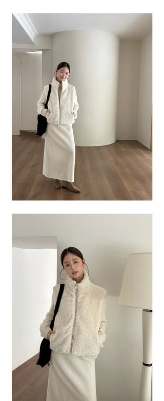 double-sided down vest