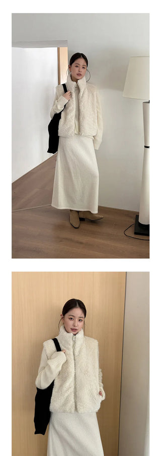 double-sided down vest