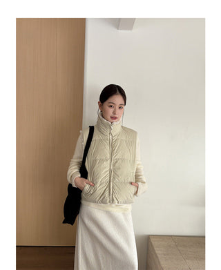 double-sided down vest