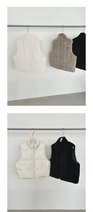 double-sided down vest