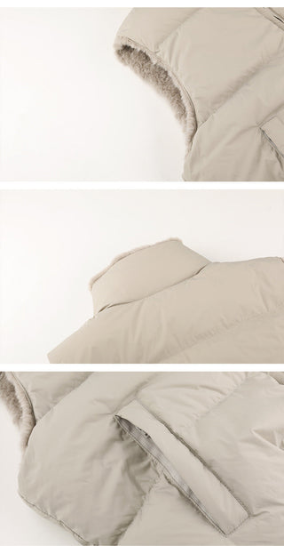 double-sided down vest