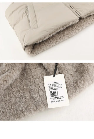 double-sided down vest