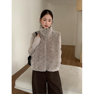 double-sided down vest