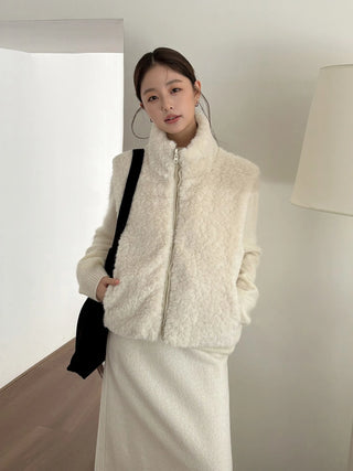 double-sided down vest