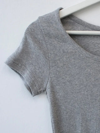 U-neck silm T