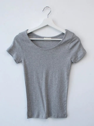 U-neck silm T