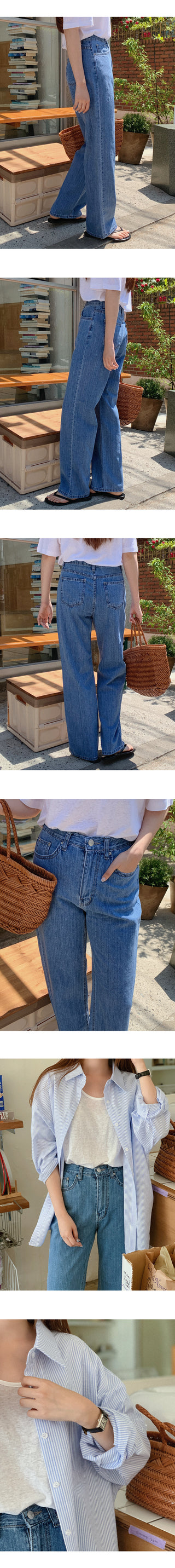 Pocket striped shirt