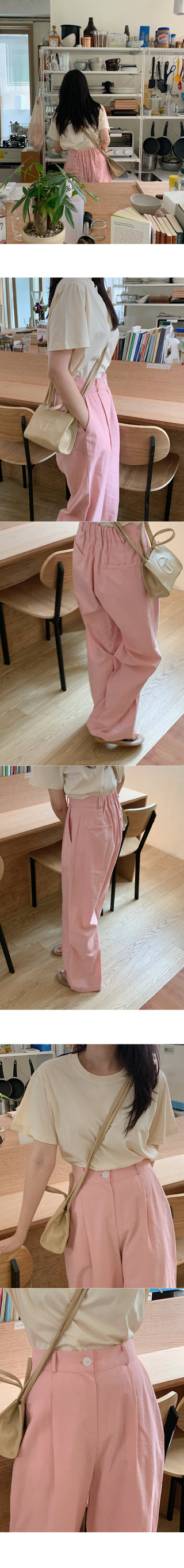 Cotton short-sleeved T-shirt