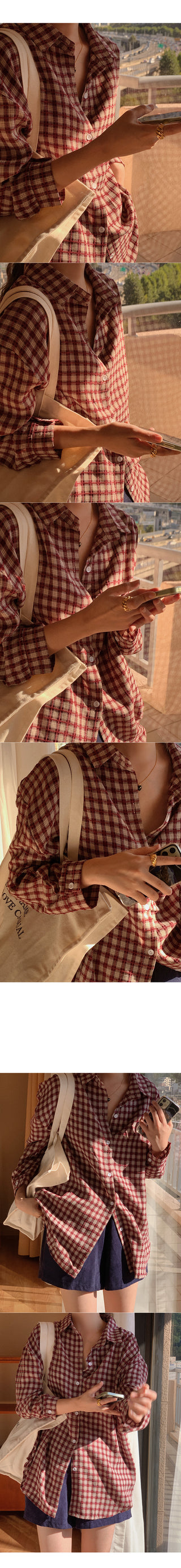 Checkered shirt