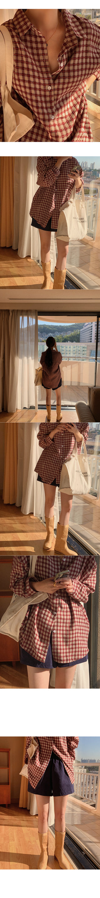 Checkered shirt