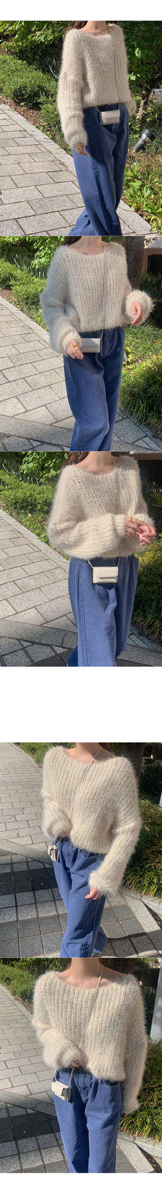 Bouclé knit
