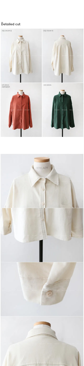 Corduroy shirt