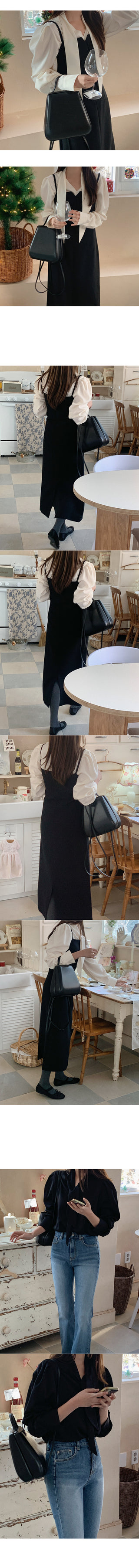 Tie blouse