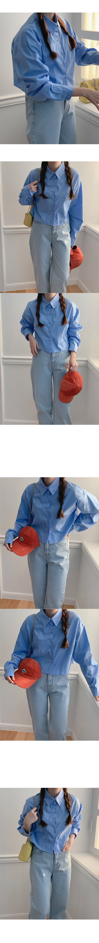 Cotton crop shirt