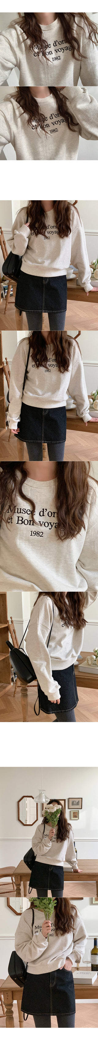 Simple stitched sweatshirt