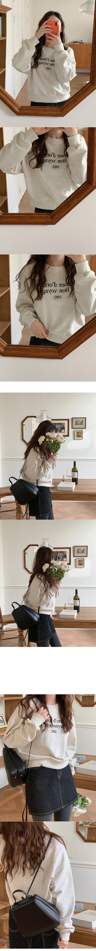 Simple stitched sweatshirt