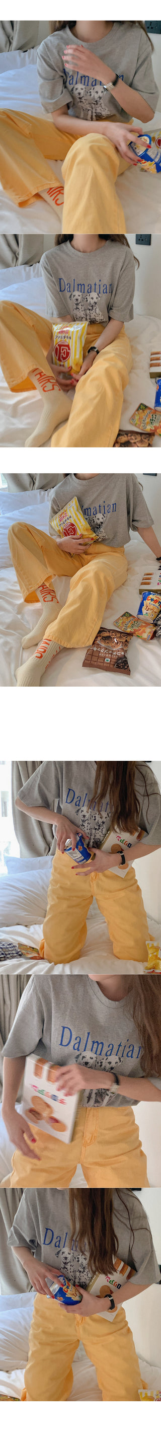 Printed short-sleeved T-shirt