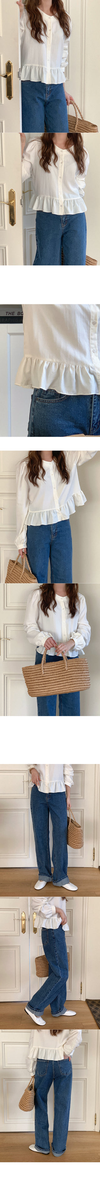 Frill blouse top