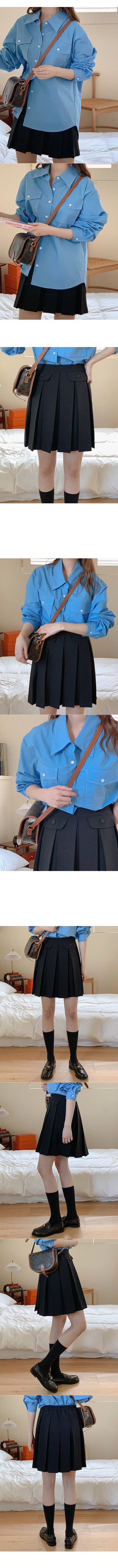 Pocket cotton shirt