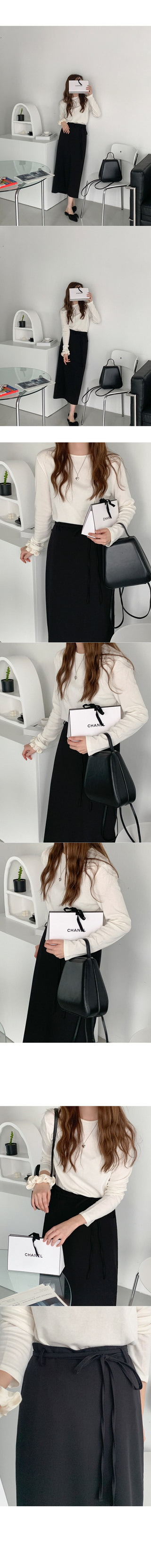V-neck knit vest