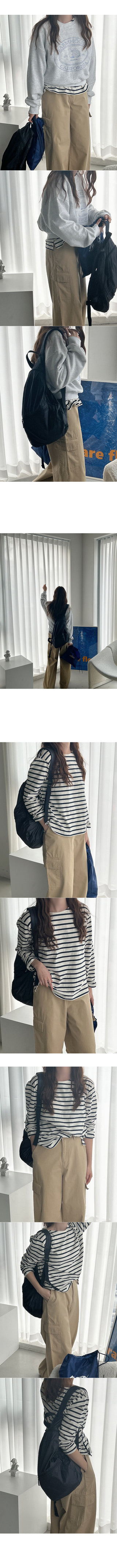 Stitched sweatshirt top