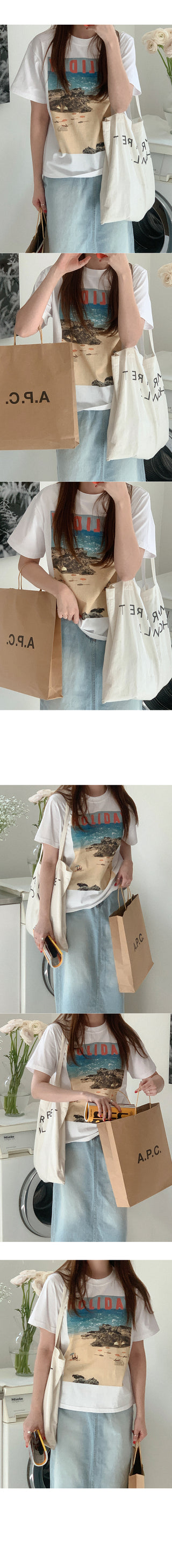 Maribel print short-sleeved T-shirt