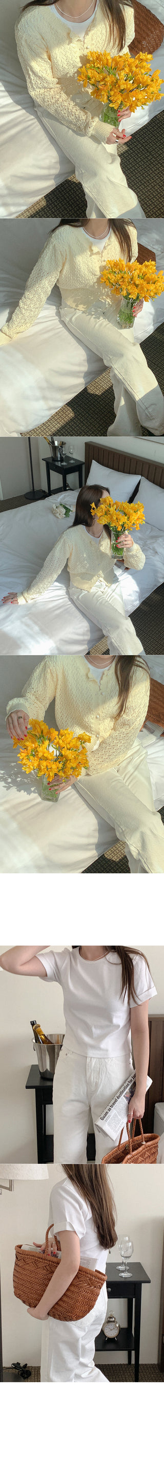 Cotton cropped t-shirt
