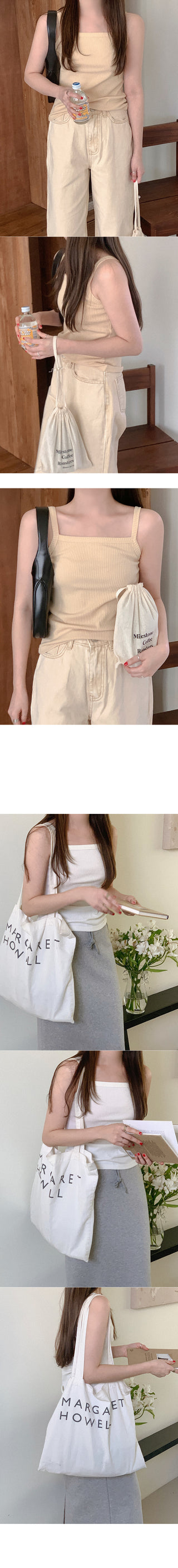 Ribbed sleeveless
