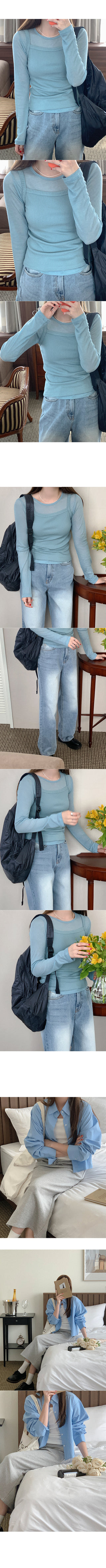 Ribbed sleeveless