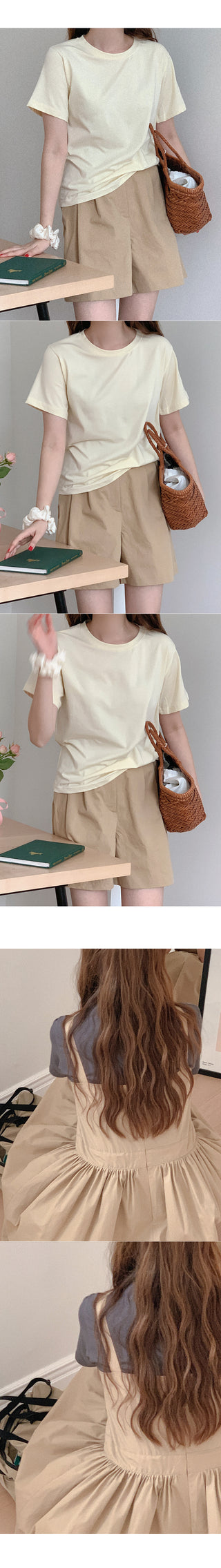 Simple everyday short-sleeved T-shirt